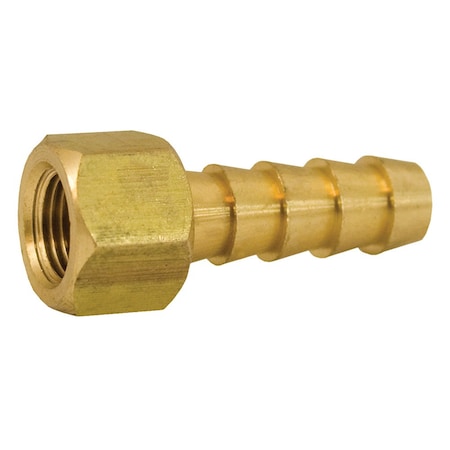 Jones Stephens 3/8in. x 1/8in. Brass Hose Barb x FIP Adapter G26062